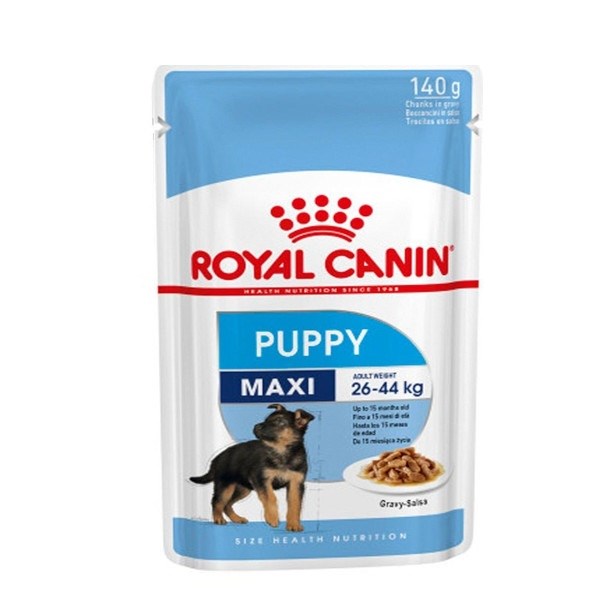 Храна за кучиња Royal Canin® Maxi Puppy (in gravy) 10*140гр